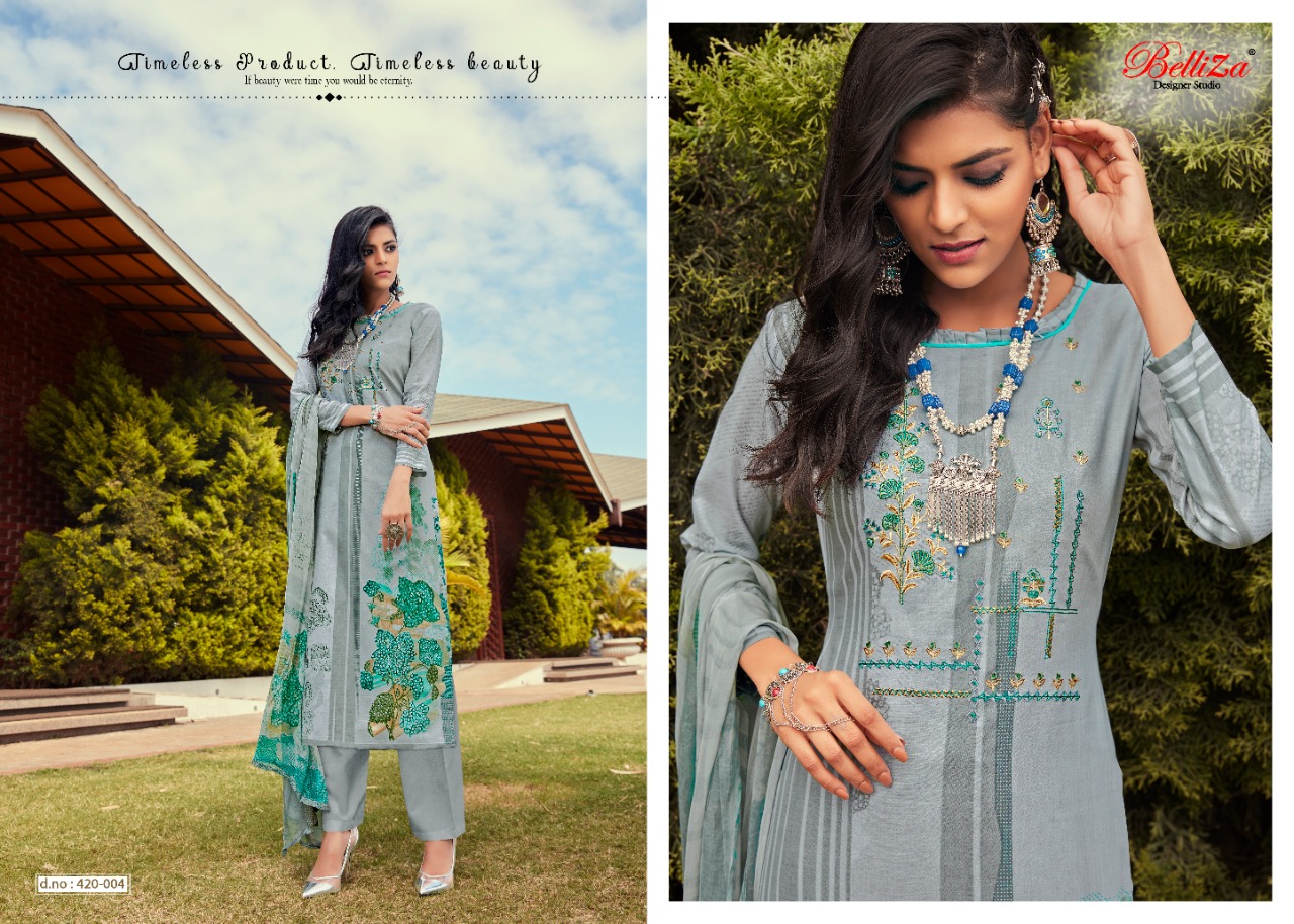 Belliza Present Mahira Dress Material Catalogue