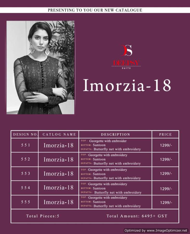 Deepsy Present Imorzia Vol 18 Pakistani Salwar Suits