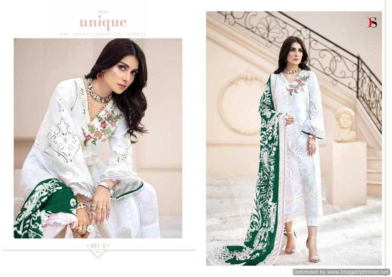 Deepsy Present Maria B Gold Pakistani Salwar Suits