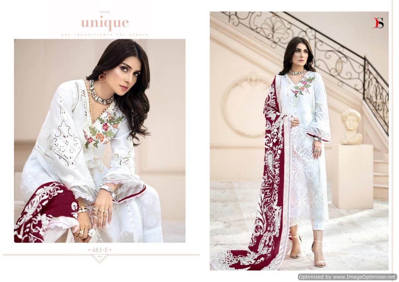 Deepsy Present Maria B Gold Pakistani Salwar Suits