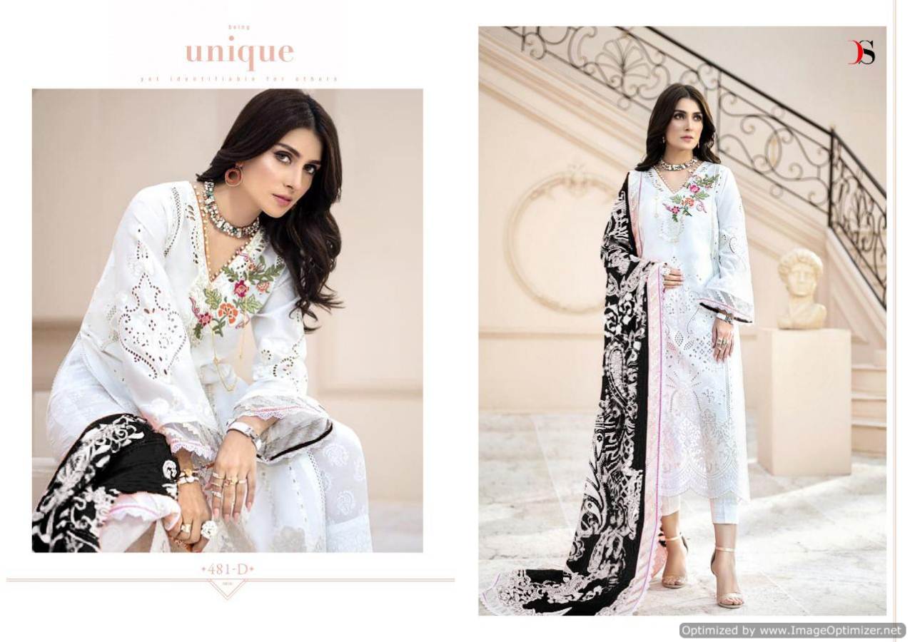 Deepsy Present Maria B Gold Pakistani Salwar Suits