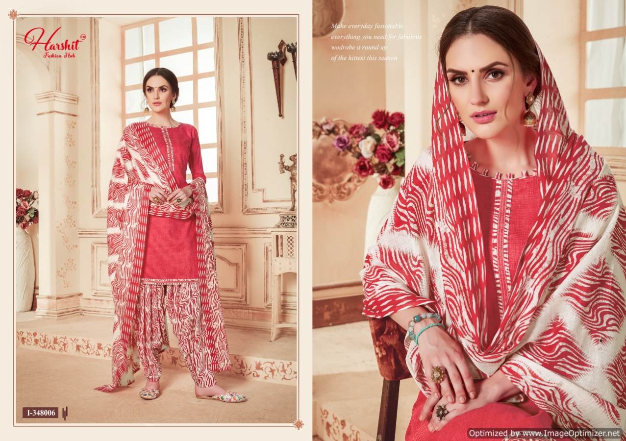 Harshit Present Patiyala Queen Dress Material Collection