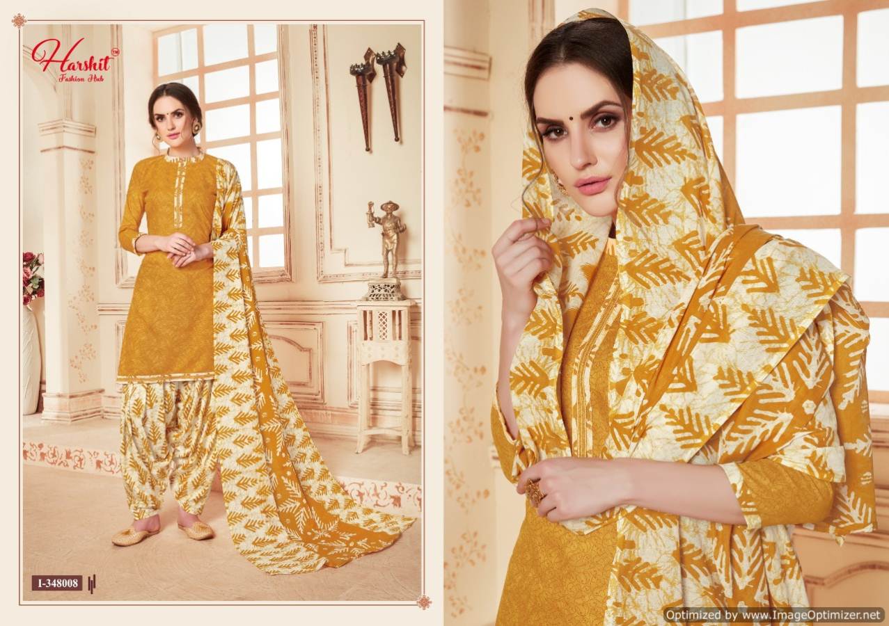 Harshit Present Patiyala Queen Dress Material Collection