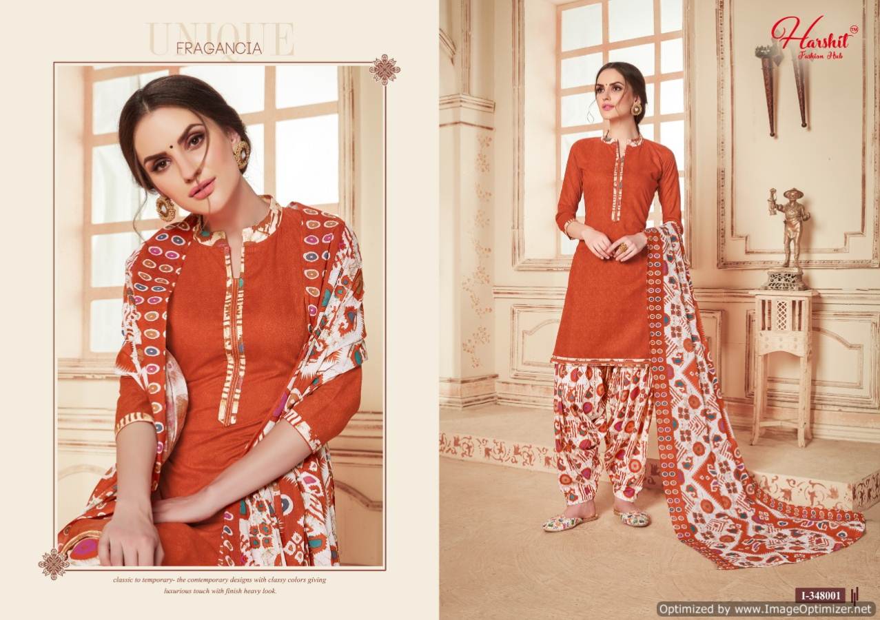 Harshit Present Patiyala Queen Dress Material Collection