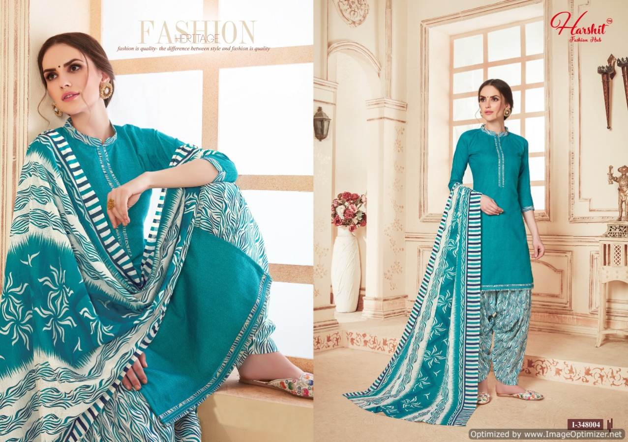Harshit Present Patiyala Queen Dress Material Collection