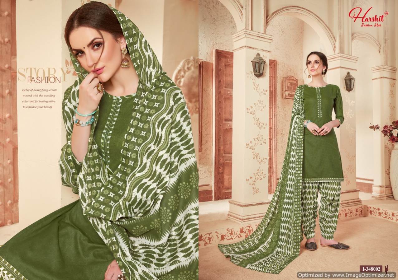 Harshit Present Patiyala Queen Dress Material Collection