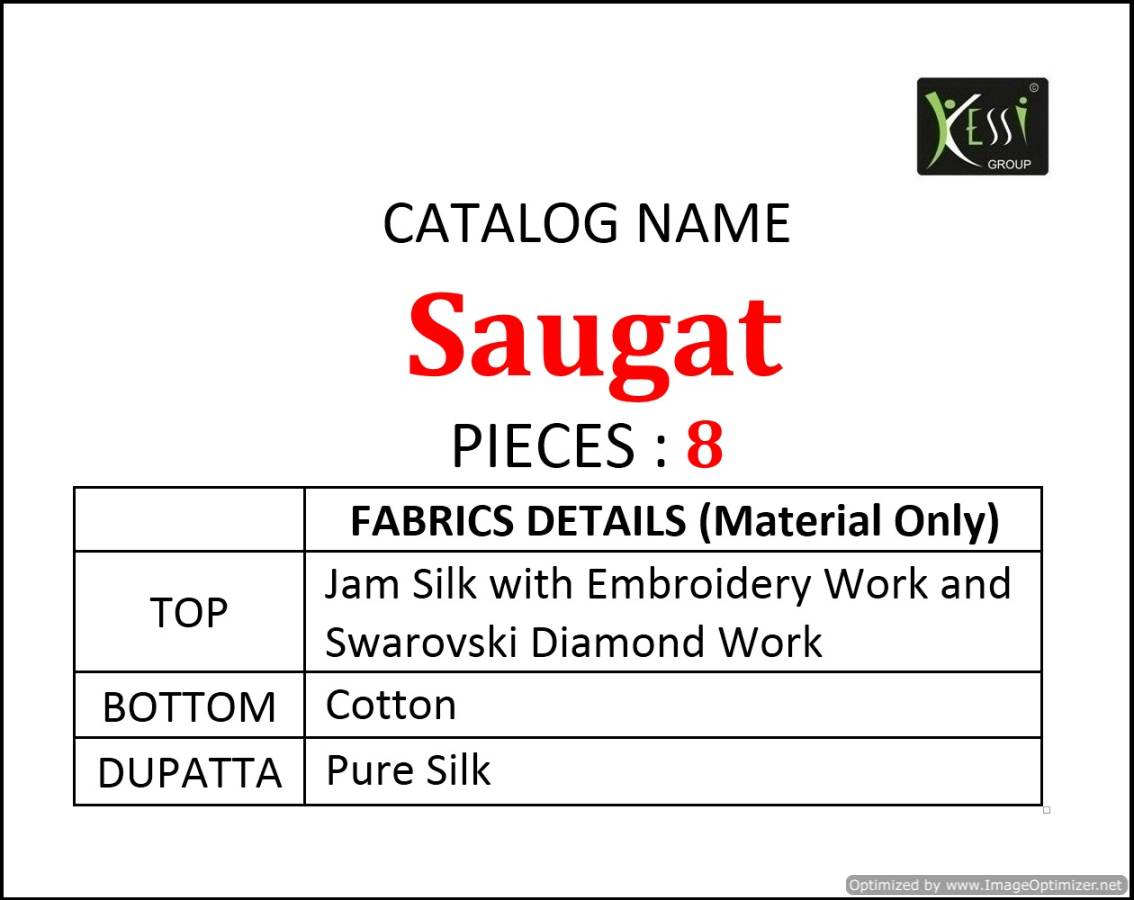 Kessi Present Saugat Designer Dress Material