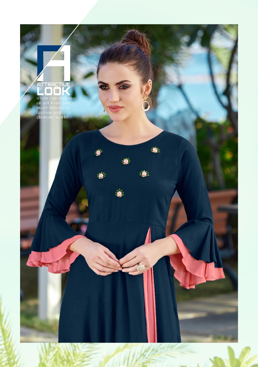 Koodee Present Hellaro Gown Types Kurtis Catalogue