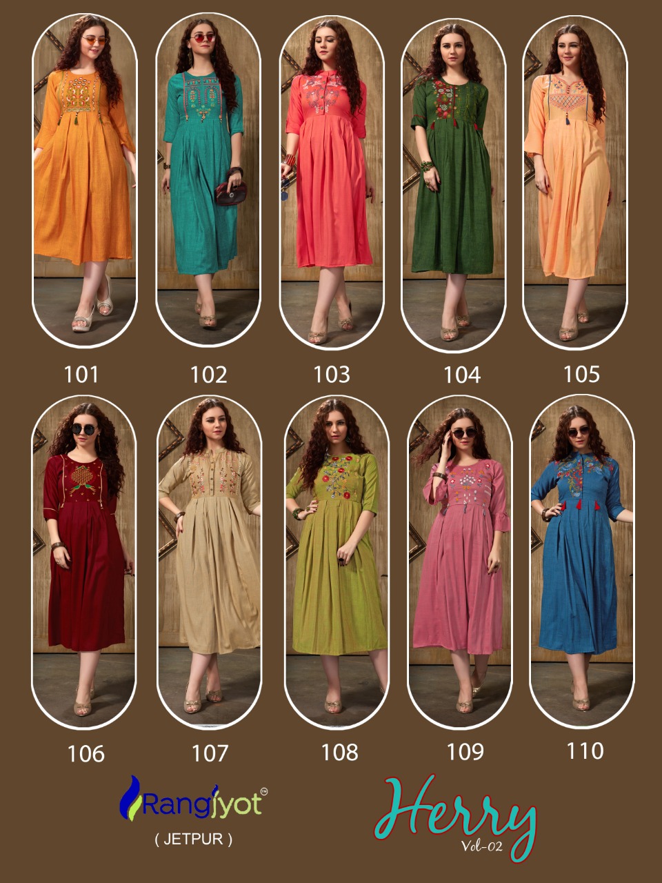 Rangjyot Present Herry Vol 2 Kurtis Catalogue
