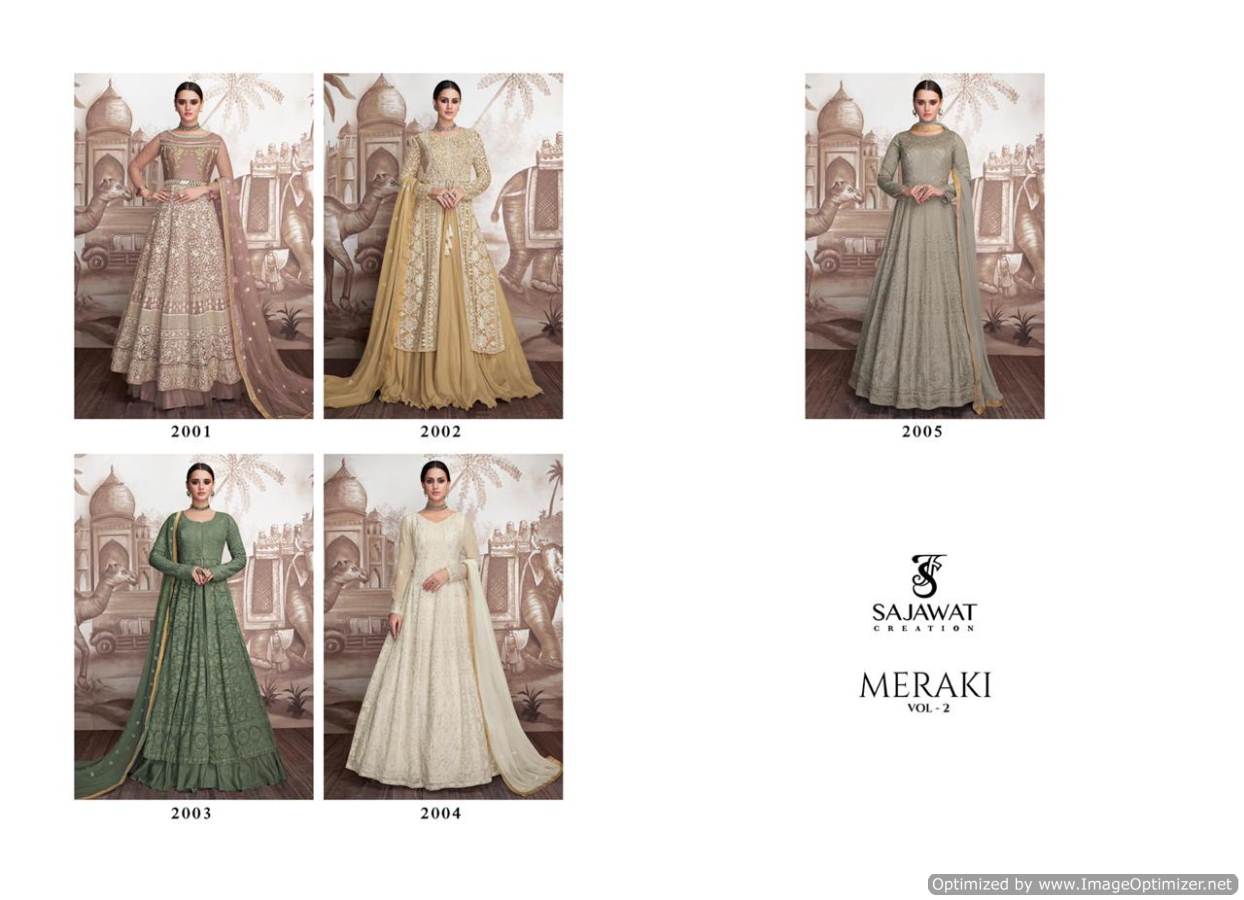 Sajawat Present Meraki Vol 2 Ready Made Ethnic Collection