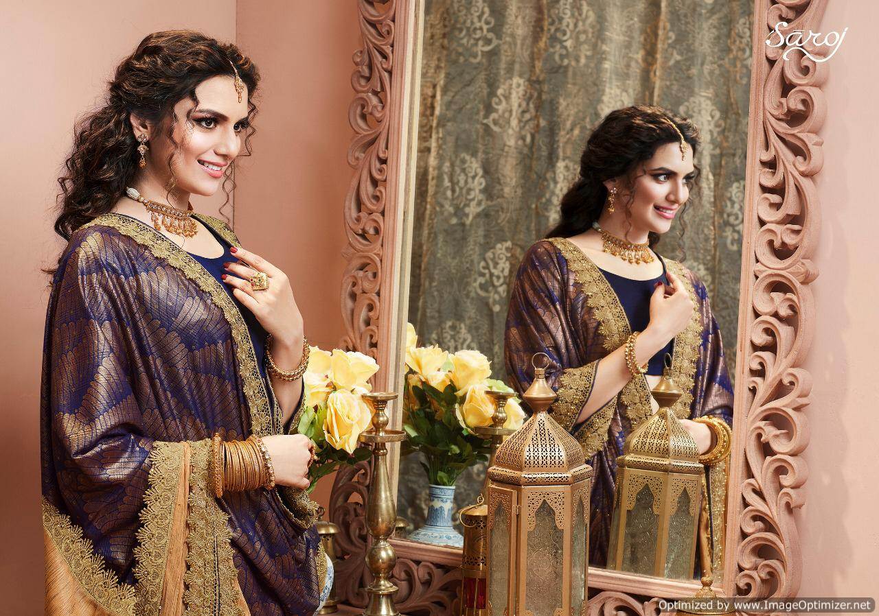 Saroj Present Hemlata Designer Lycra Saree Collection