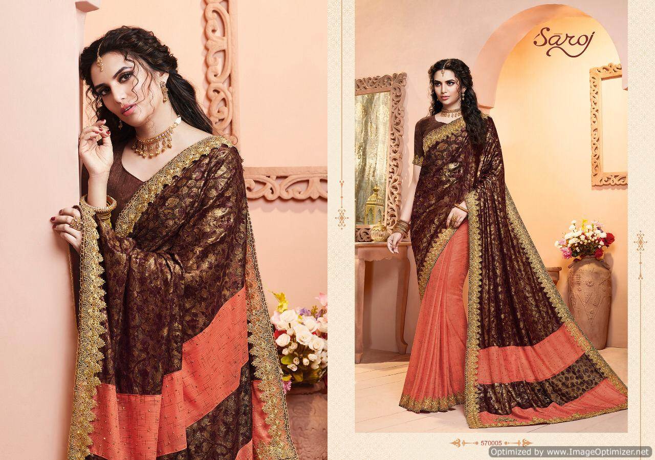 Saroj Present Hemlata Designer Lycra Saree Collection