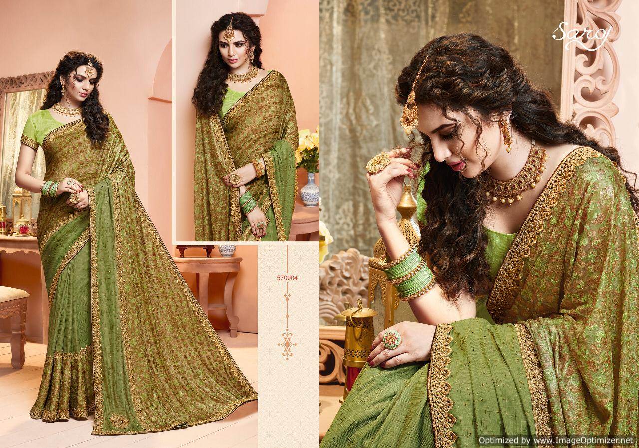 Saroj Present Hemlata Designer Lycra Saree Collection
