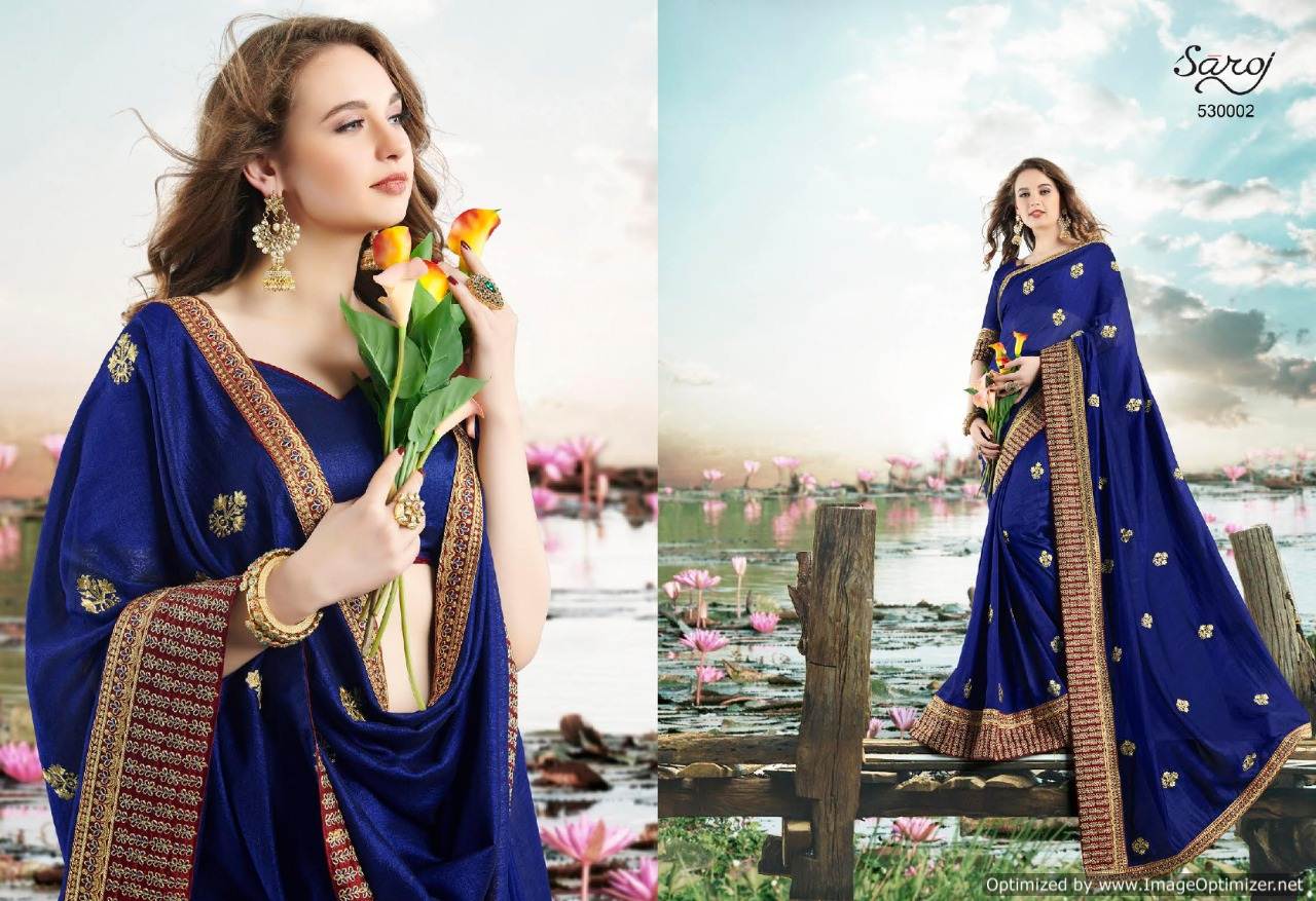 Saroj Present Rubina Festive Wear Saree Collection