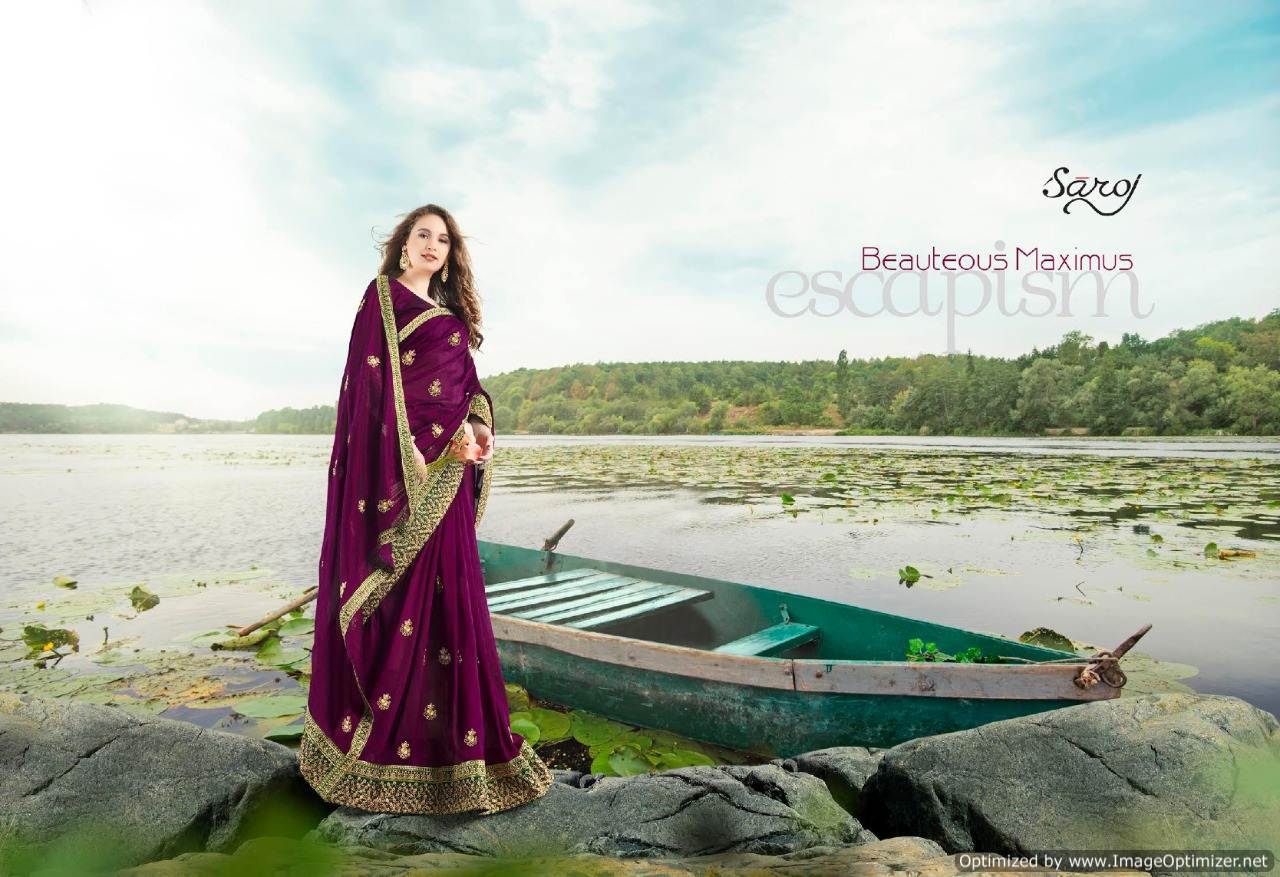 Saroj Present Rubina Festive Wear Saree Collection