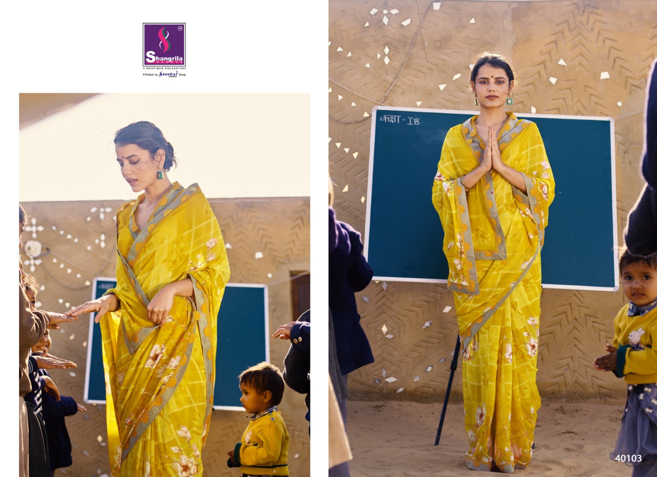 Shangrila Present Inox Vol 11 Sarees Catalogue