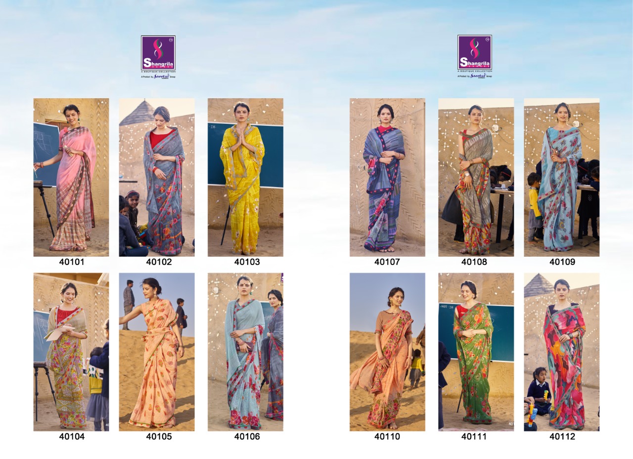 Shangrila Present Inox Vol 11 Sarees Catalogue