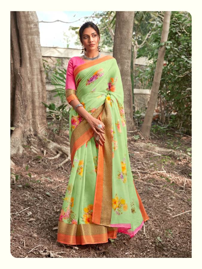Shangrila Present Kadambari Linen Vol 4 Saree Collection