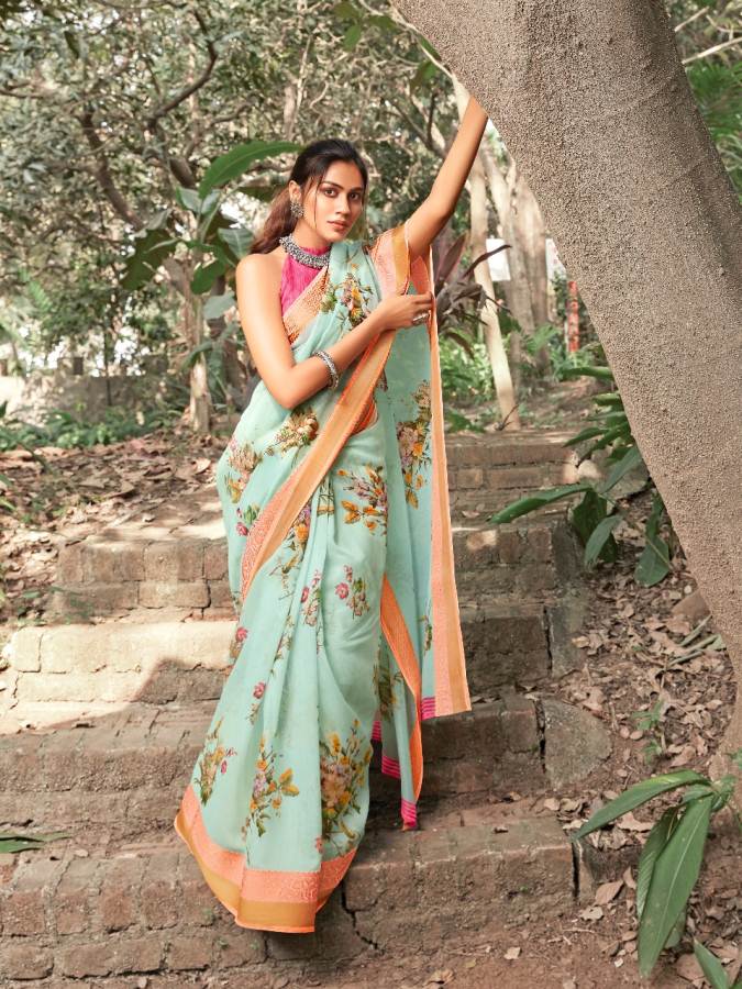 Shangrila Present Kadambari Linen Vol 4 Saree Collection