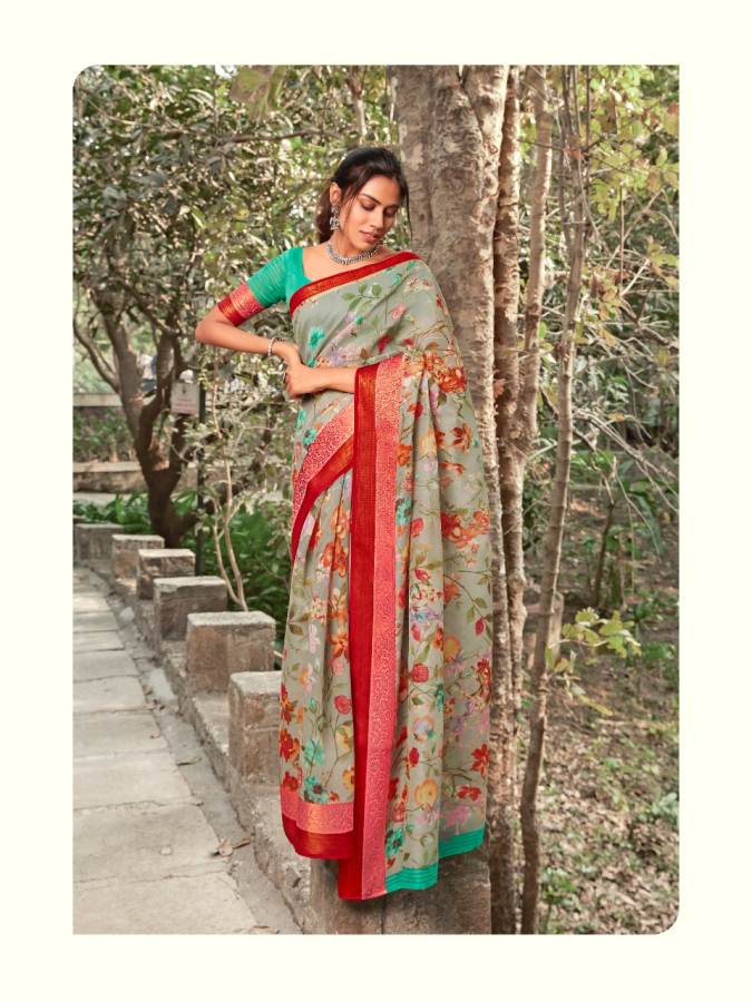 Shangrila Present Kadambari Linen Vol 4 Saree Collection