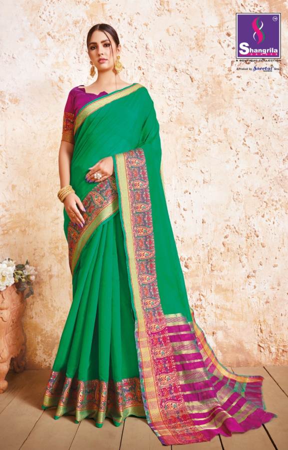 Shangrila Present Kalamkari Vol 6 Saree Collection