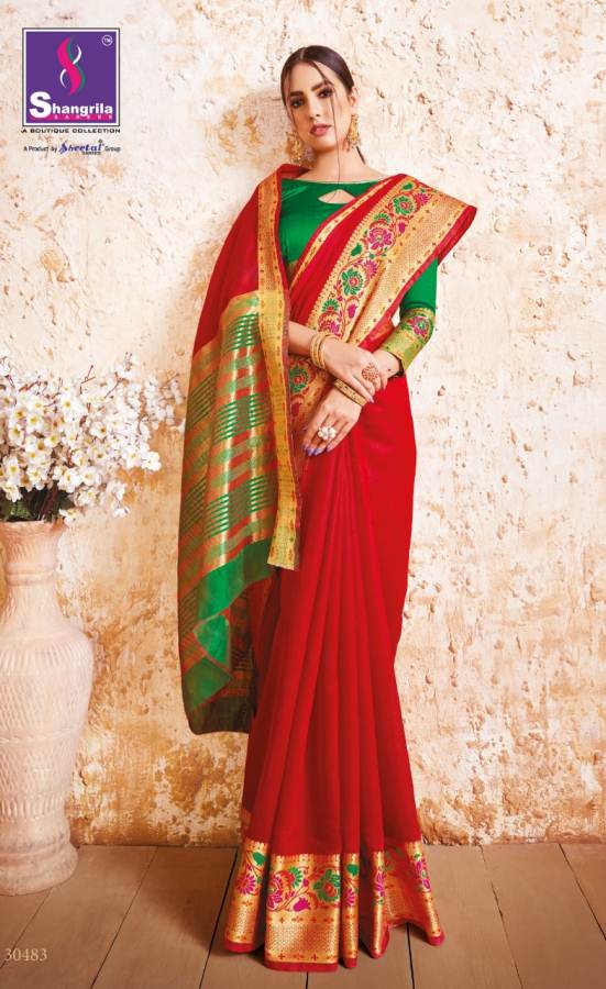 Shangrila Present Kalamkari Vol 6 Saree Collection