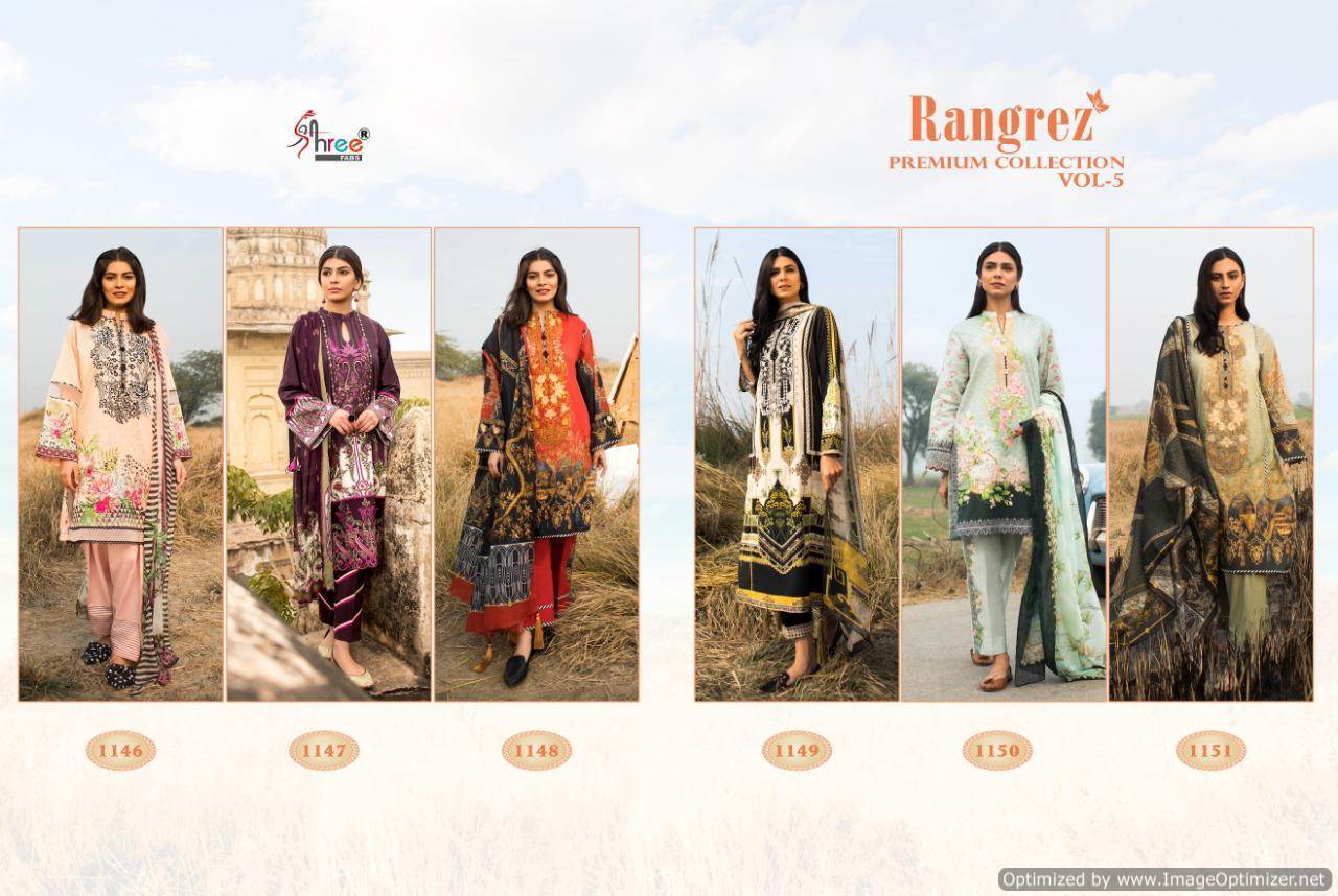 Shree Present Rangrez Premium Collection Vol 5 Salwar Suits