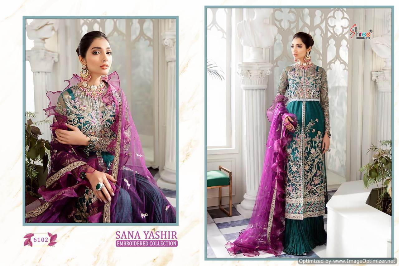 Shree Present Sana Yashir Pakistani Suits Collection.