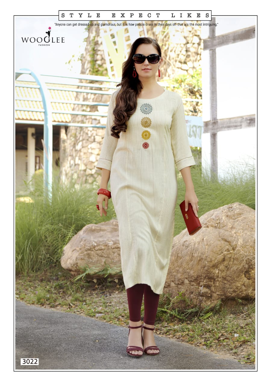 Wooglee Present Four Dhaga Kurtis Catalogue