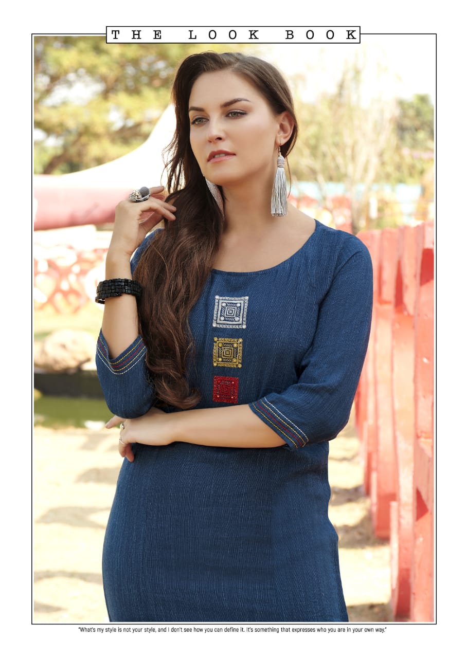 Wooglee Present Four Dhaga Kurtis Catalogue