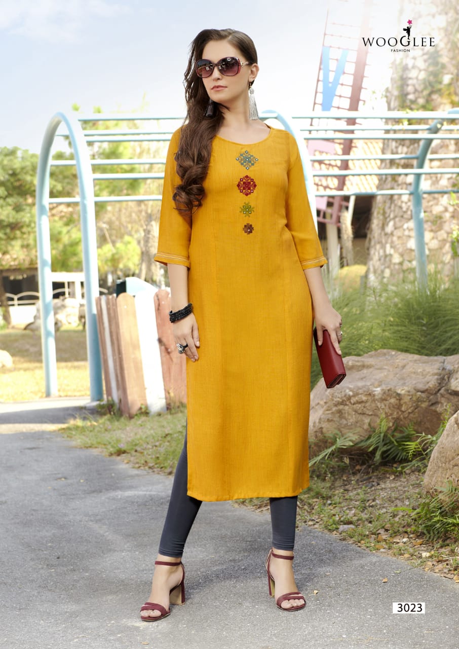 Wooglee Present Four Dhaga Kurtis Catalogue