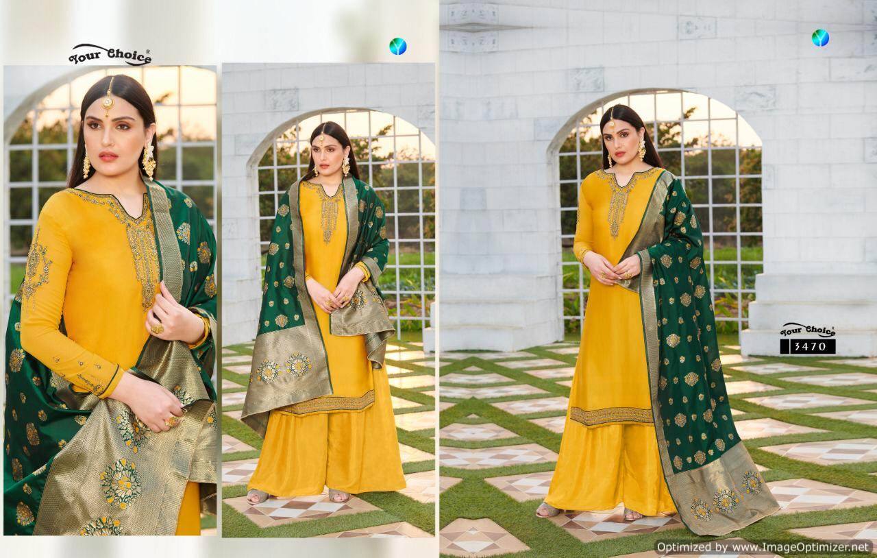 Y.c Present Banarasi Vol 5 Heavy Salwar Suits Collection