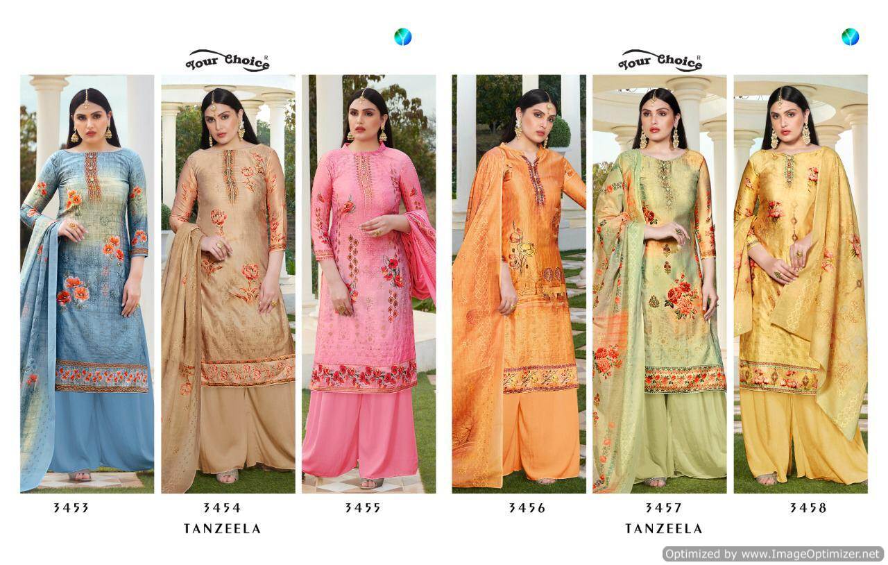 Y.c Present Tanzeela Designer Salwar Suits Collection