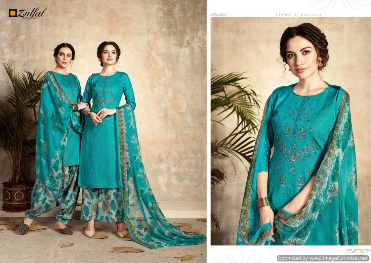 Zulfat Present Jashn E Patiala Printed Dress Material