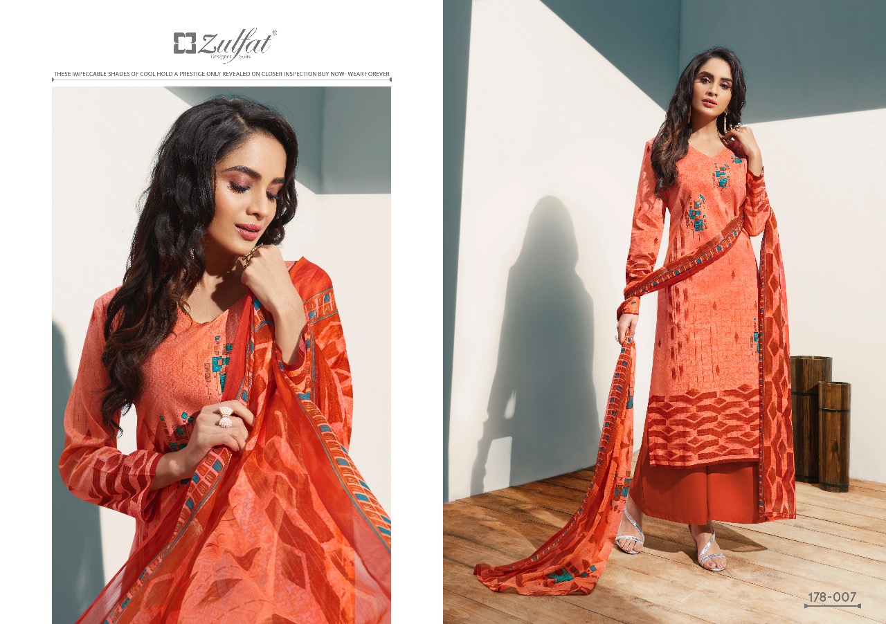 Zulfat Present Summer Fiesta Dress Material Catalogue