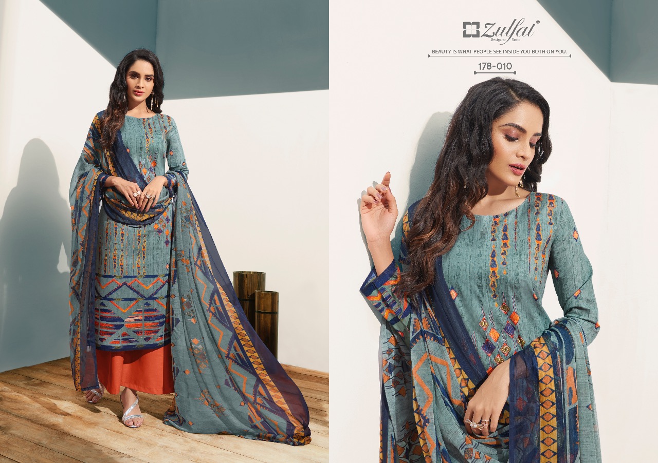 Zulfat Present Summer Fiesta Dress Material Catalogue