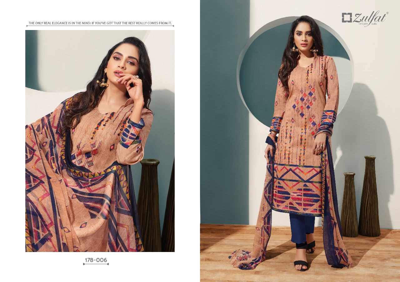 Zulfat Present Summer Fiesta Dress Material Catalogue