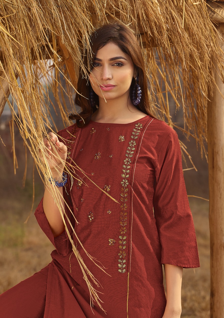 Fiesta  Present Mahal Kurtis With Pants Catalog