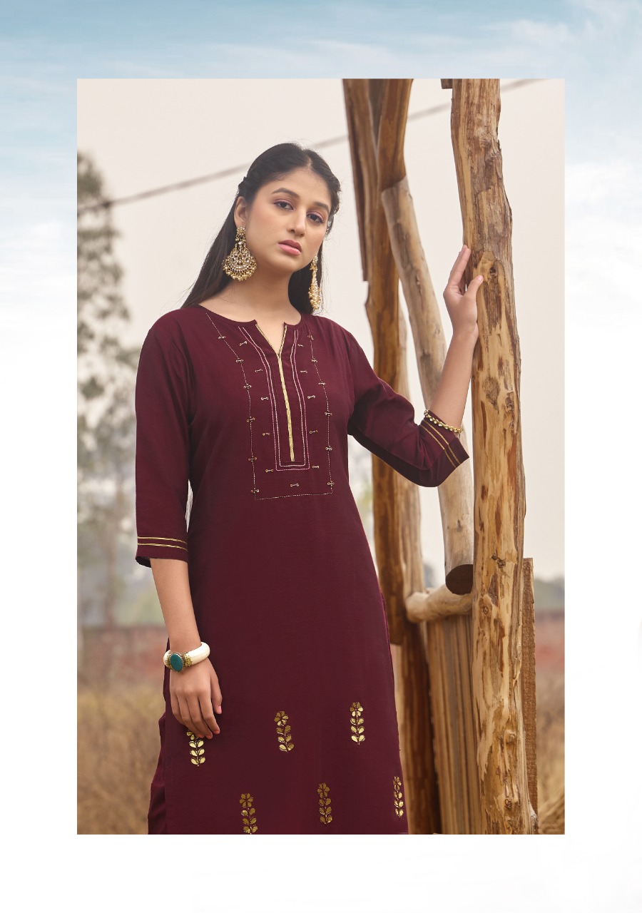 Fiesta  Present Mahal Kurtis With Pants Catalog