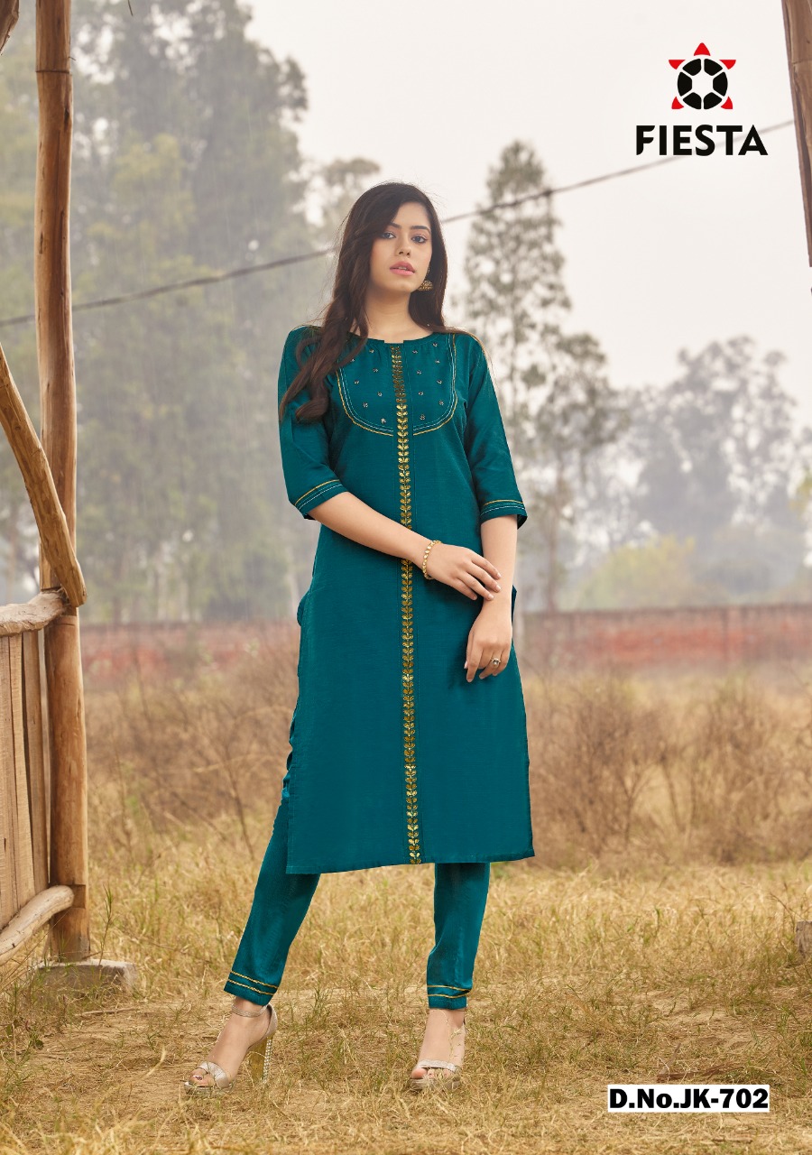 Fiesta  Present Mahal Kurtis With Pants Catalog