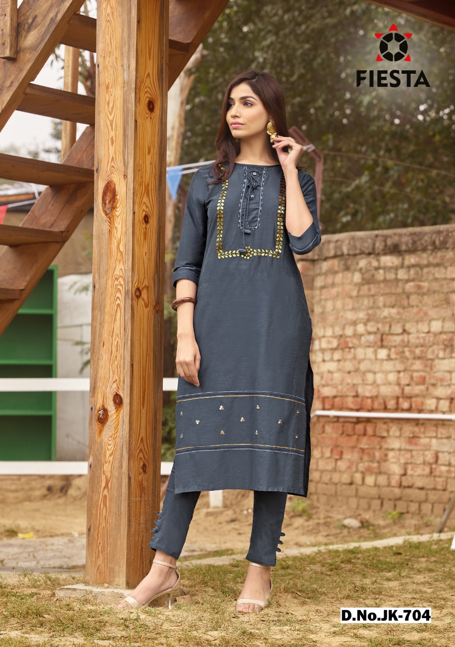 Fiesta  Present Mahal Kurtis With Pants Catalog