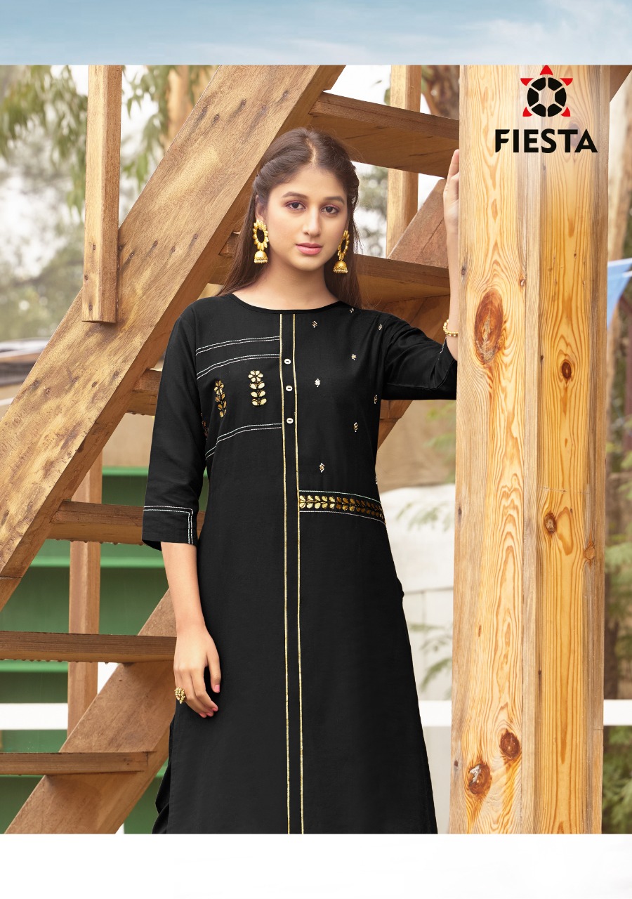Fiesta  Present Mahal Kurtis With Pants Catalog