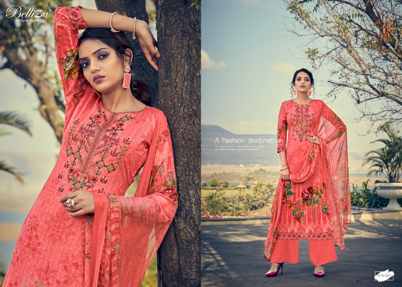 Beliza Presents   Mahira Vol 2  Print Cotton Dress Material
