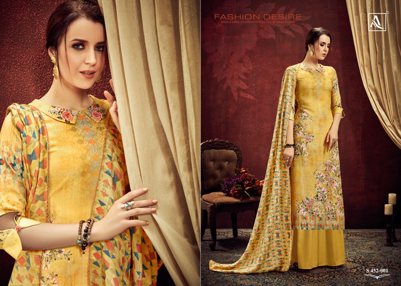 Alok Present  Aabrang Digital Printed Dress Material