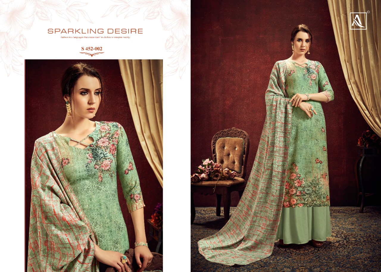 Alok Present  Aabrang Digital Printed Dress Material
