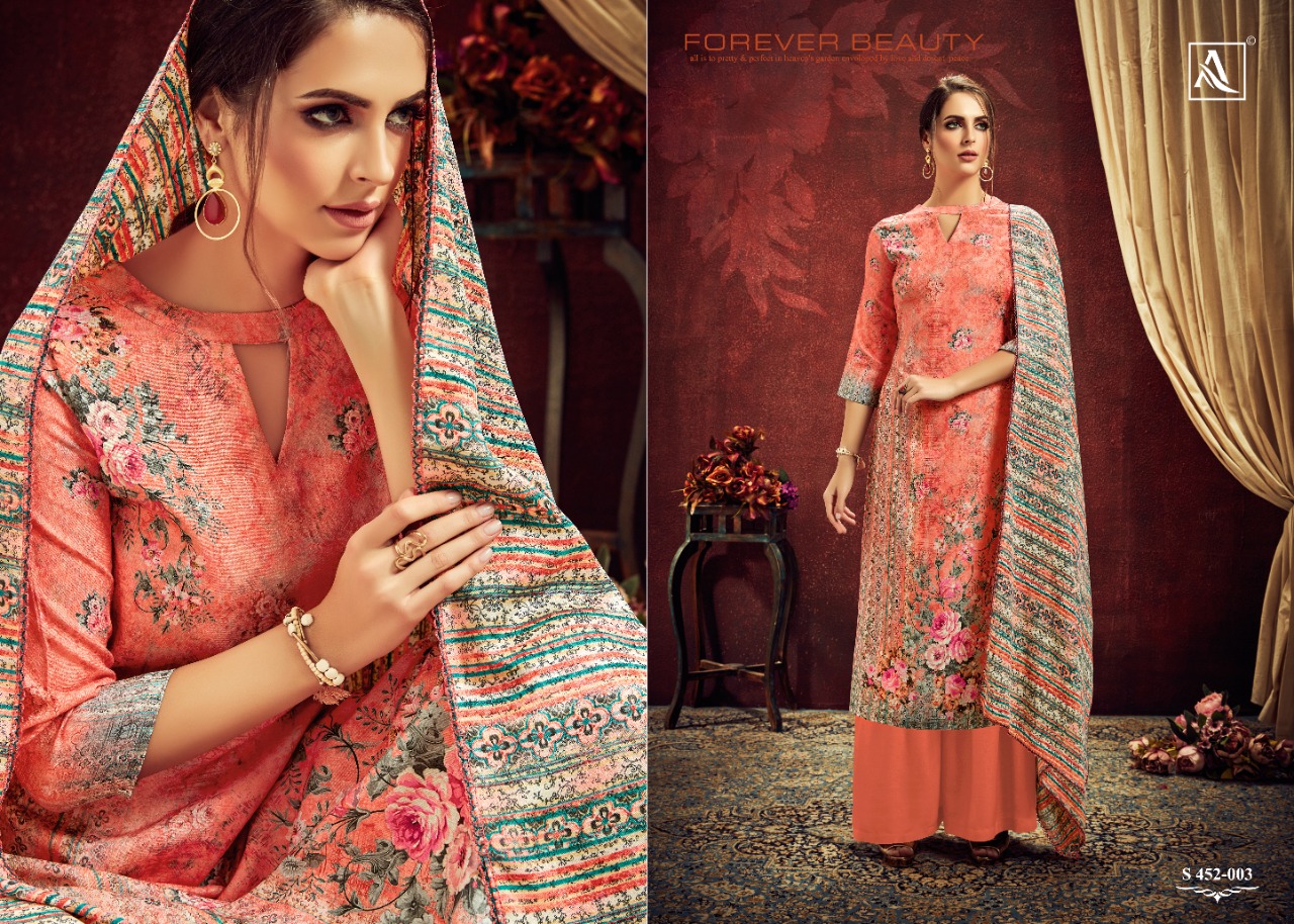Alok Present  Aabrang Digital Printed Dress Material