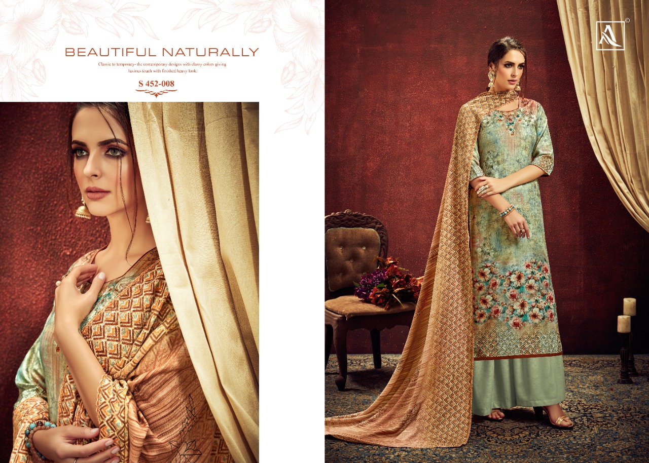 Alok Present  Aabrang Digital Printed Dress Material