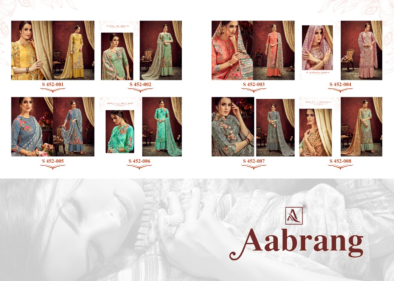 Alok Present  Aabrang Digital Printed Dress Material