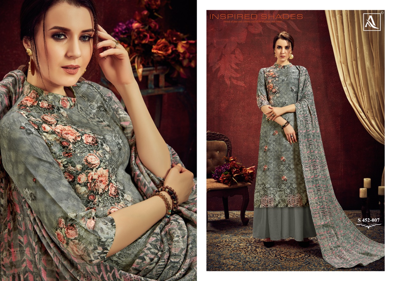Alok Present  Aabrang Digital Printed Dress Material