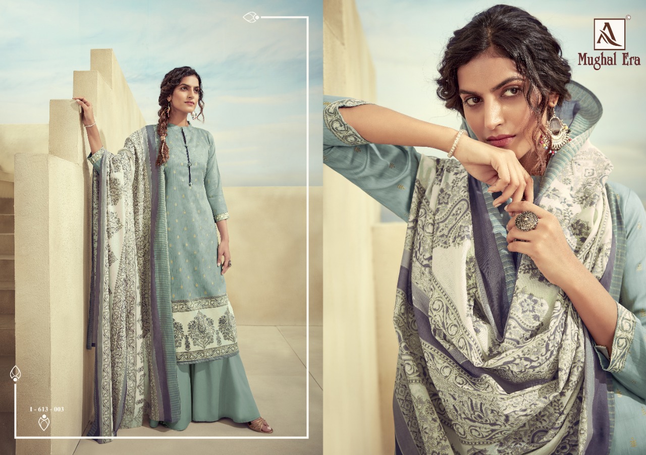 Alok Present  Mughalera  Digital Printed Dress Material